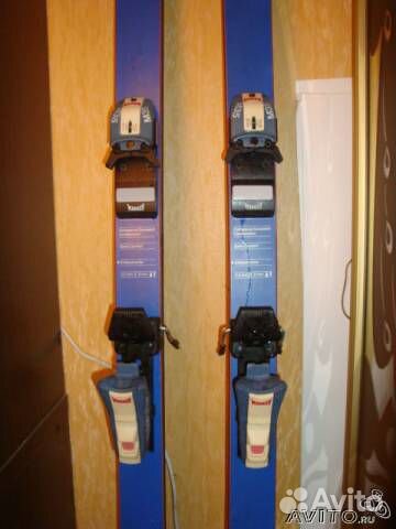 Горные лыжи комплект крепления и ботинки