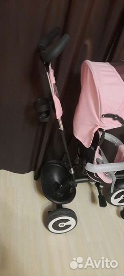 Велосипед коляска с ручкой