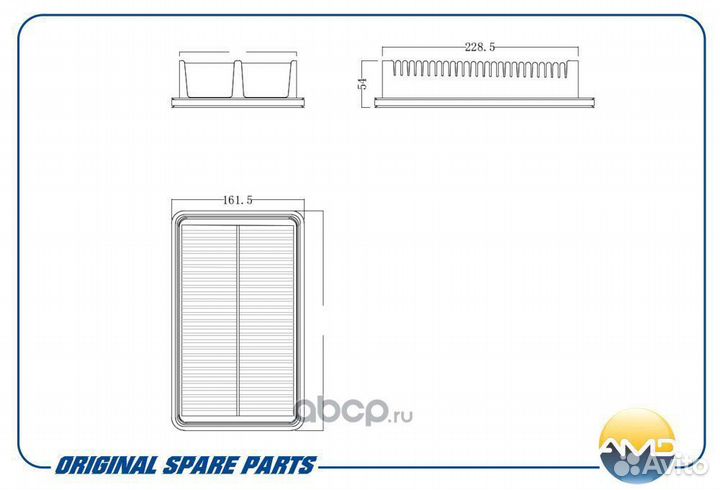 Фильтр воздушный Hyundai Creta
