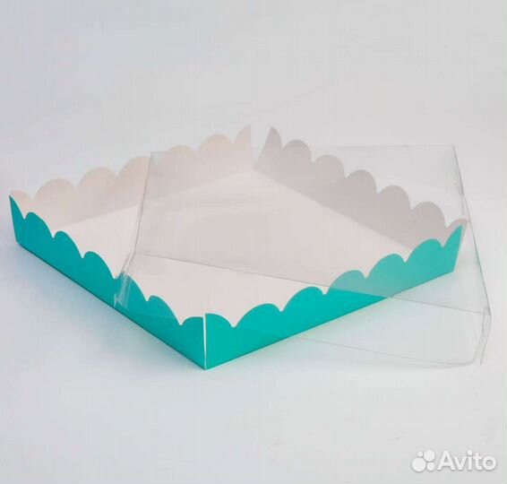 Коробка упаковочная с прозрачной крышкой