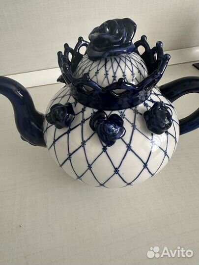 Чайник заварочный Гжель СССР