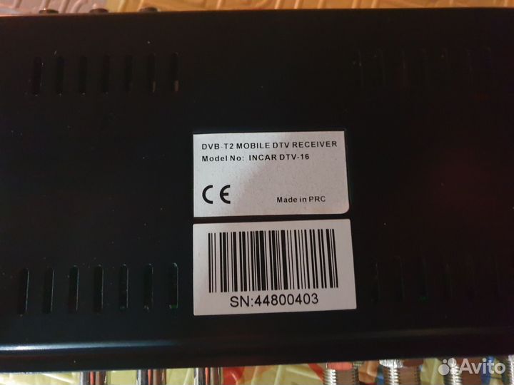 Цифровой тв-тюнер DVB-T2 incar DTV-16