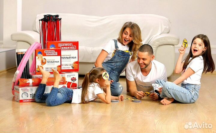 Двухжильный кабельный тёплый пол daewoo enertec