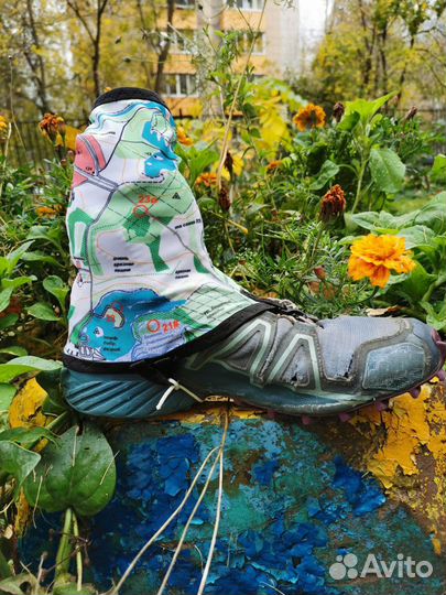 Гамаши беговые на кроссовки от грязи и веток