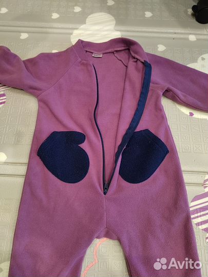 Флисовый комбинезон 80