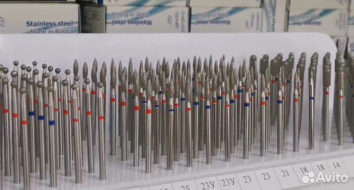 Головки алмазные / Фрезы для маникюра / качество