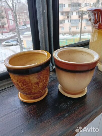 Керамические горшки для цветов