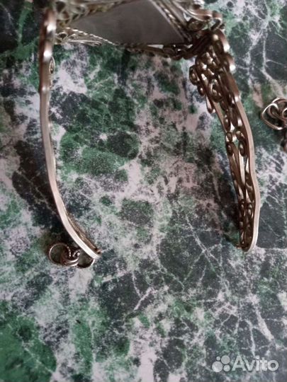 Винтажный браслет скань