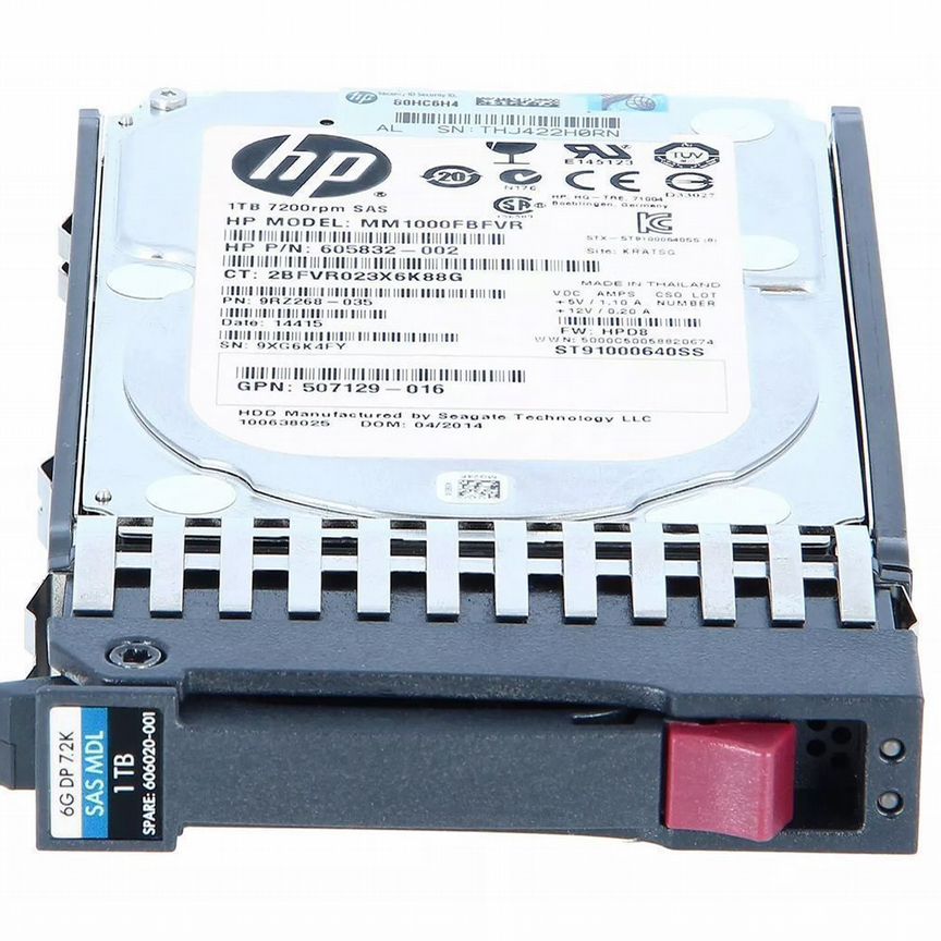 [606020-001] Жесткий Диск Hp 1tb Sas 2,5" Hdd 606020-001
