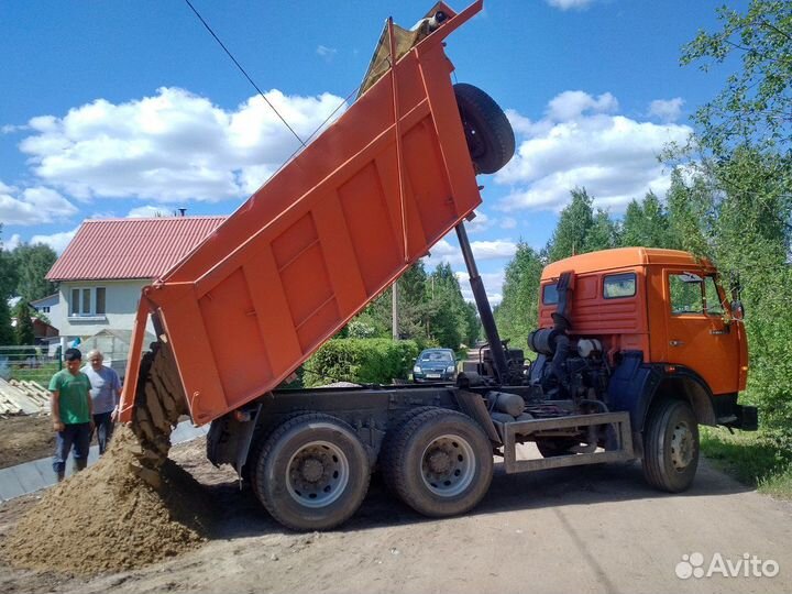 Песок с карьера