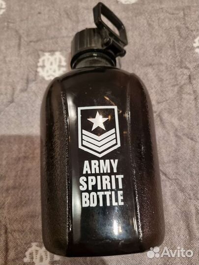Фляга армейская. Новая. Пластик