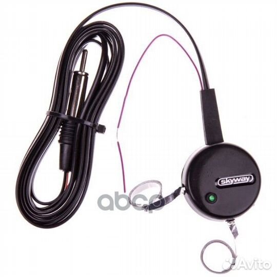 Антенна акт. на лоб. стекло вета круглая тонкое