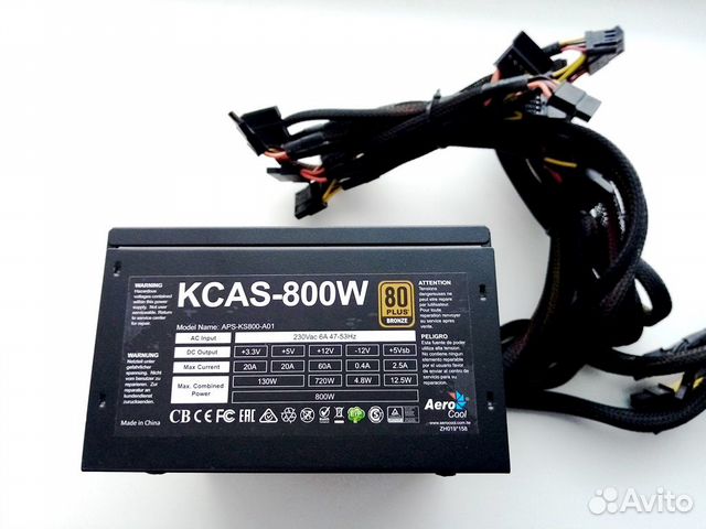 Блок питания AeroCool kcas 800W