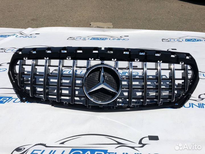 Решетка радиатора mercedes w117 cla GT хром