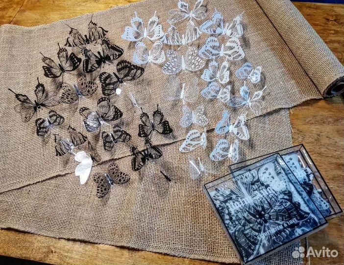 Бабочки из пвх