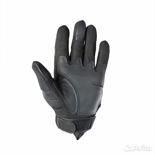 56613 Перчатки тактические со вставкой 3, black