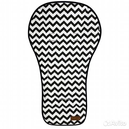 Накидка на стульчик для кормления серый