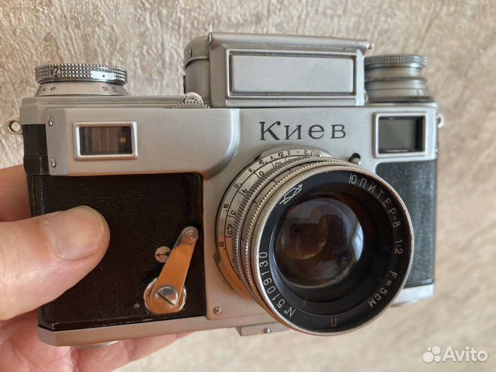 Плёночный фотоаппарат Киев 3+Юпитер 8 1951г