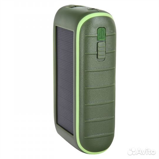 Повербанк с ручной подзарядкой и солнечной панелью