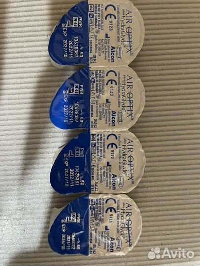 Контактные линзы (4.5) Alcon AIR optix HydraGlyde