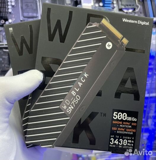 500GB Western Digital WD Black PCIe WDS500G3XHC