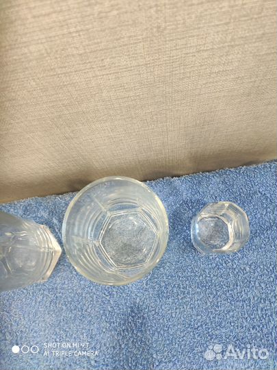 Набор: бокалы, стаканы, стопки