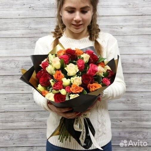 Розы. Букеты