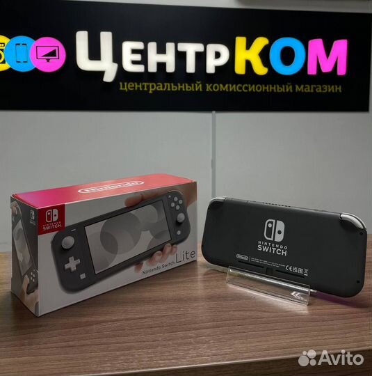 Новая игровая приставка Nintendo Switch Lite Gray