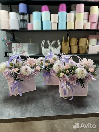 Цветы в сумочке