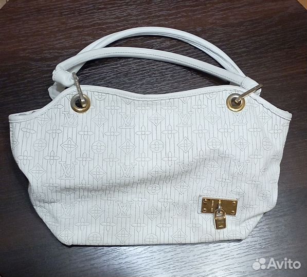 Сумка женская кожаная белая