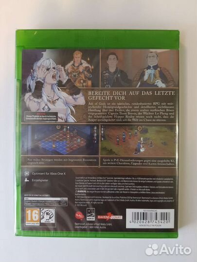 Xbox one Ash of Gods Redemption Полн. на Рус (NEW)