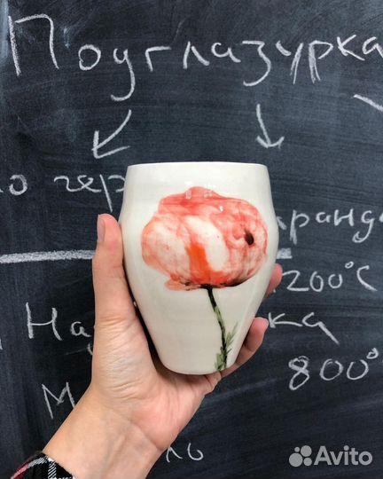 Керамическая ваза