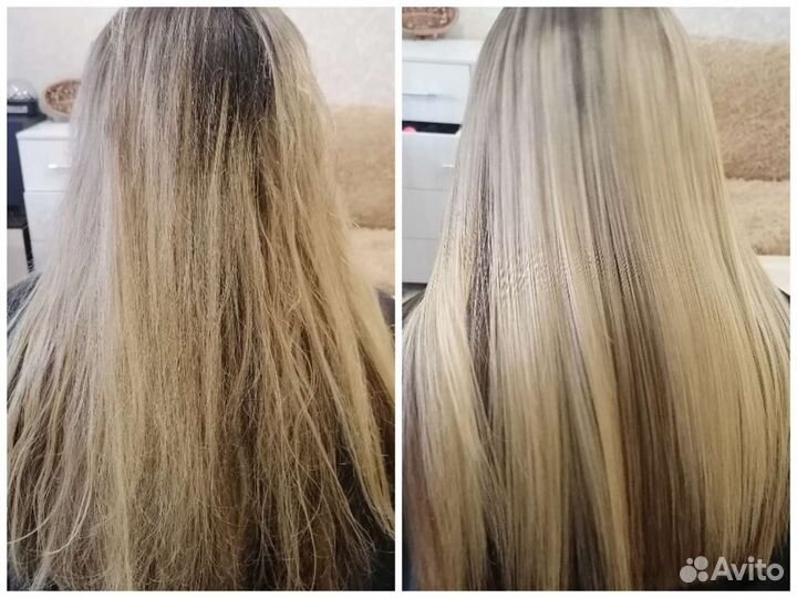 Кератиновое выпрямление волос. Ботокс волос