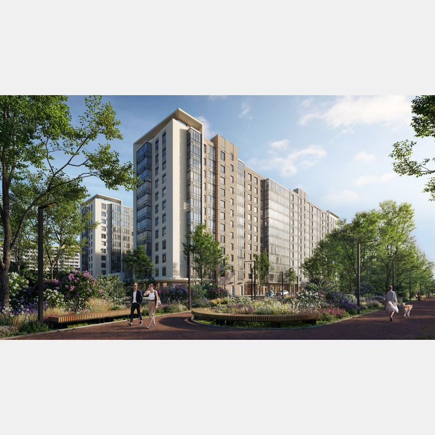 1-к. квартира, 39,4 м², 11/12 эт.