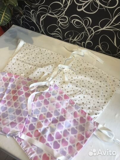 Бортики в детскую кроватку новые