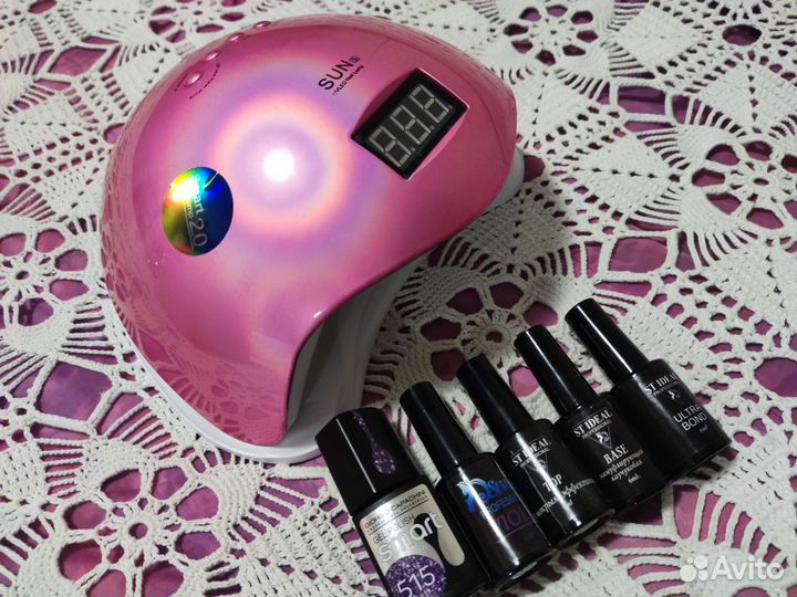 Уф/LED лампа для ногтей 48W