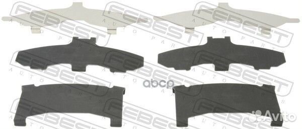 Рем.к-кт тормозных колодок Mitsubishi ASX 04