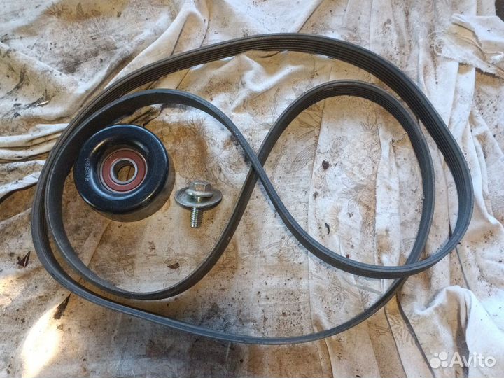 Приводной ремень (генератора)и ролик lacetti