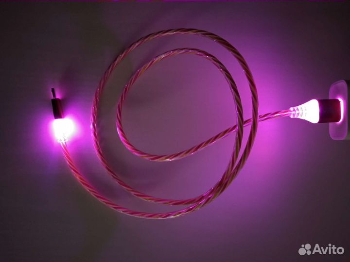 Светящиеся кабели для зарядки телефона
