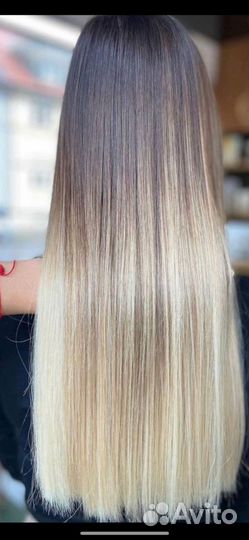 Капсульное и ленточное наращивание волос