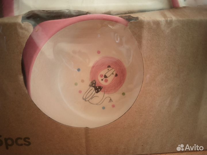 Набор детской бамбуковой посуды 5pc