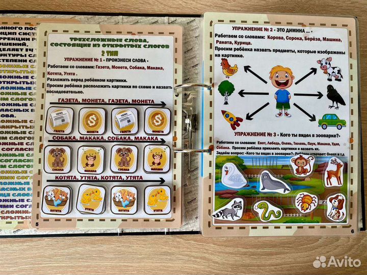 Альбом ,Типы слоговой структуры слова