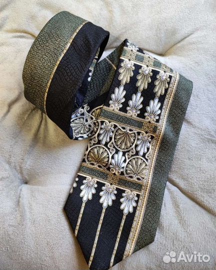 Галстук шелковый винтаж