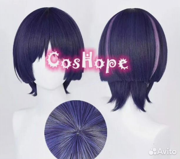 Парик Геншин Импакт Скарамучча/Странник