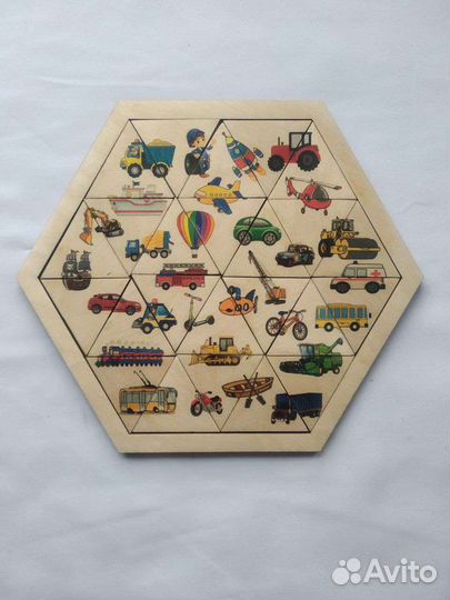 Деревянные пазлы