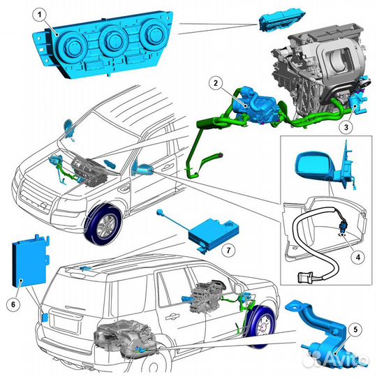 Webasto TT-V LR Freelander ремонт