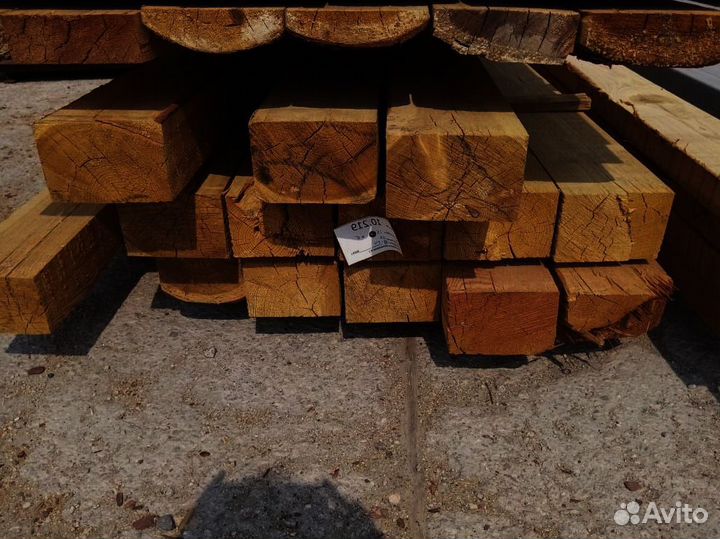 Брус из лиственницы 100x100 мм с доставкой