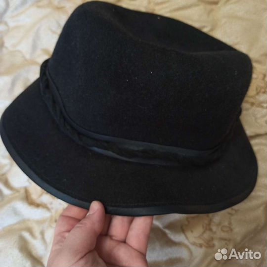 Шляпа женская с ушками фетровая