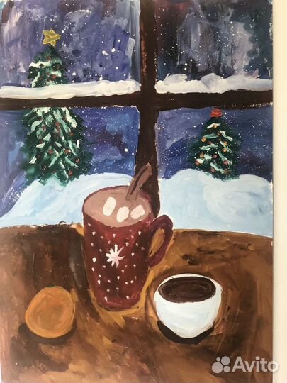 Детские рисунки для интерьера