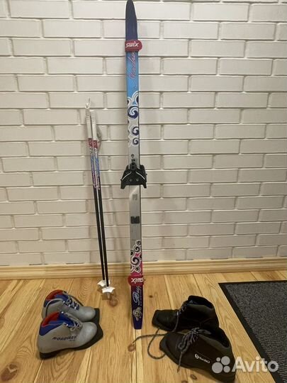 Лыжи разные